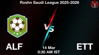 ALF vs ETT - Roshn Saudi