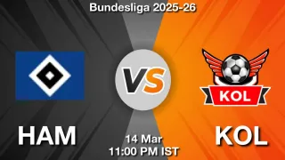 HAM vs KOL - Bundesliga 2025-26