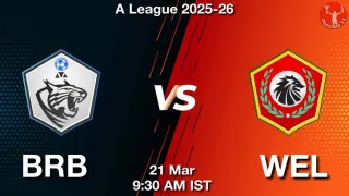 BRB vs WEL - A League