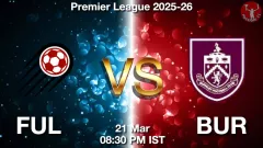 FUL vs BUR Match Result