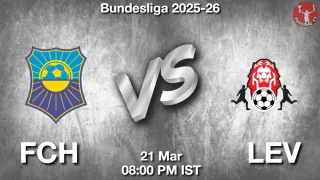 FCH vs LEV FCH vs LEV - Bundesliga 2025-26
