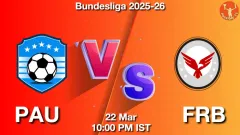 PAU vs FRB Match Result