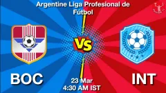 BOC vs INT Match Result