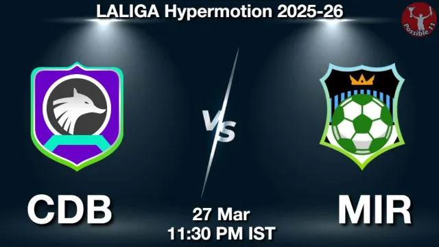 CDB vs MIR Match Previews and Football Tips