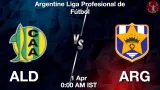 ALD vs ARG Dream11 Prediction, Preview & Updates - <small>Wed, 01 Apr 12:00 AM IST</small>