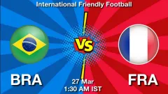 BRA vs FRA Match Result