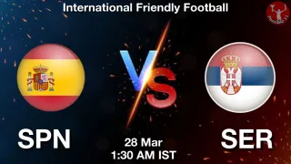 SPN vs SER - International Friendly