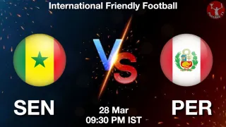 SEN vs PER - International Friendly
