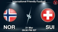 NOR vs SUI Match Result