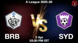 BRB vs SYD Dream11 Prediction, Preview & Updates - <small>Thu, 02 Apr 03:30 PM IST</small>