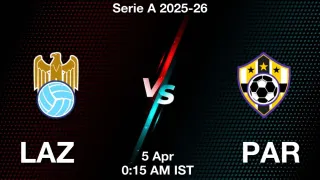 LAZ vs PAR - Serie A