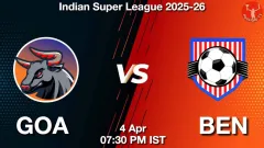GOA vs BEN Match Result