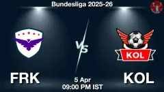 FRK vs KOL Match Result