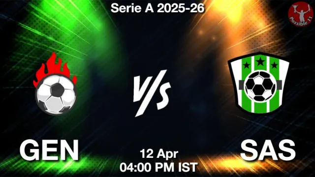 GEN vs SAS Match Previews and Football Tips