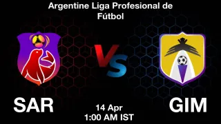 SAR vs GIM - Argentine Liga