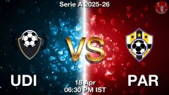 UDI vs PAR Match Result