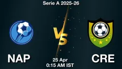 NAP vs CRE Match Result