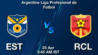 EST vs RCL - Argentine Liga