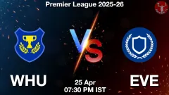 WHU vs EVE Match Result