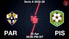PAR vs PIS Match Result