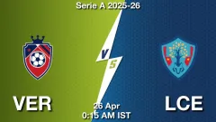 VER vs LCE Match Result