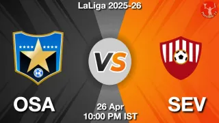OSA vs SEV - LaLiga 2025-26