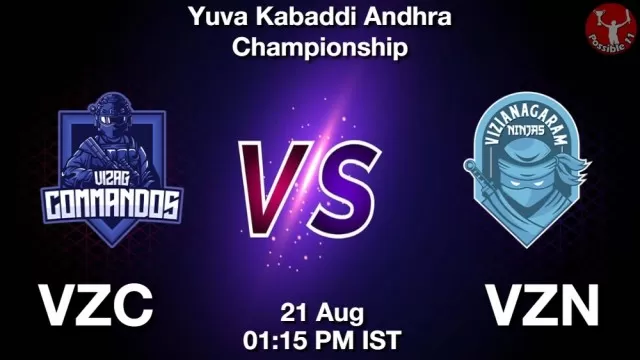 VZC vs VZN Dream11 Team Prediction, Fantasy Kabaddi Tips