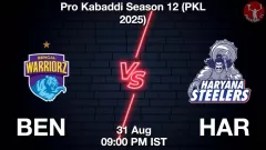BEN vs HAR Match Result