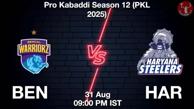 BEN vs HAR Match Previews BEN vs HAR Match Previews and Kabaddi Tips