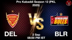DEL vs BLR Match Result