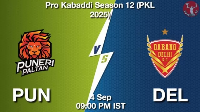 PUN vs DEL Match Previews PUN vs DEL Match Previews and Kabaddi Tips