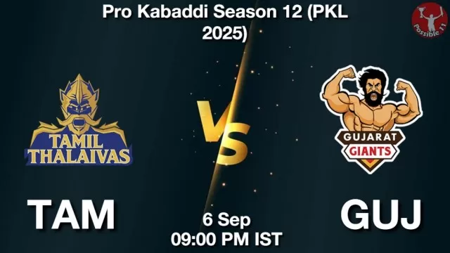 TAM vs GUJ Match Previews and Kabaddi Tips