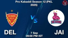 DEL vs JAI Match Result