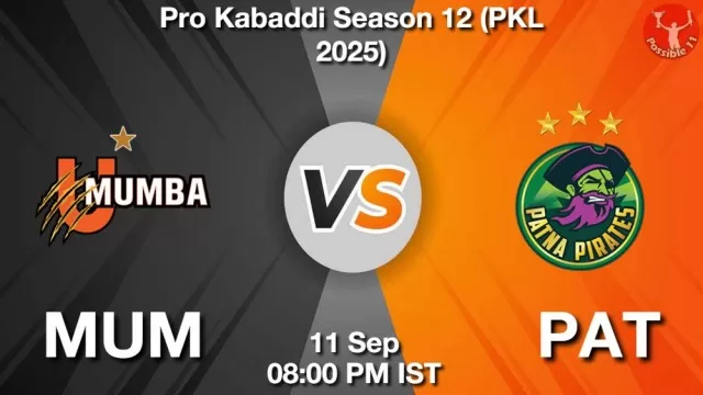 MUM vs PAT Match Previews and Kabaddi Tips