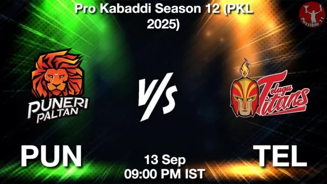 PUN vs TEL ड्रीम11 भविष्यवाणी, फैंटेसी कबड्डी टीम - 13 सितम्बर 2025