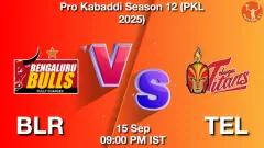 BLR vs TEL Match Result