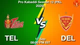 TEL vs DEL Match Preview & Latest Updates - <small>Wed, 17 Sep 08:00 PM IST</small>