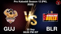 GUJ vs BLR Match Result