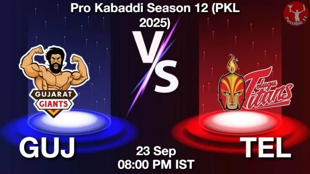 GUJ vs TEL Match Previews and Kabaddi Tips