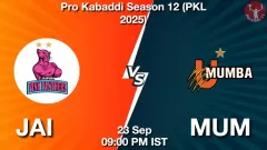 JAI vs MUM Match Result