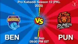 BEN vs PUN Match Preview & Latest Updates - <small>Tue, 30 Sep 09:00 PM IST</small>