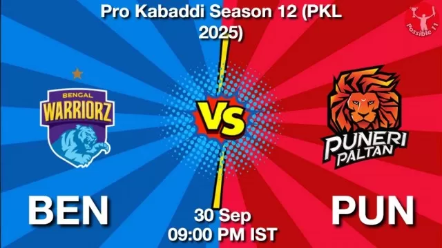 BEN vs PUN Match Previews and Kabaddi Tips