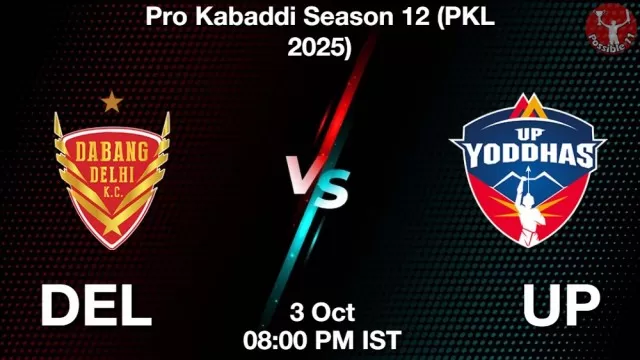 DEL vs UP Match Previews and Kabaddi Tips