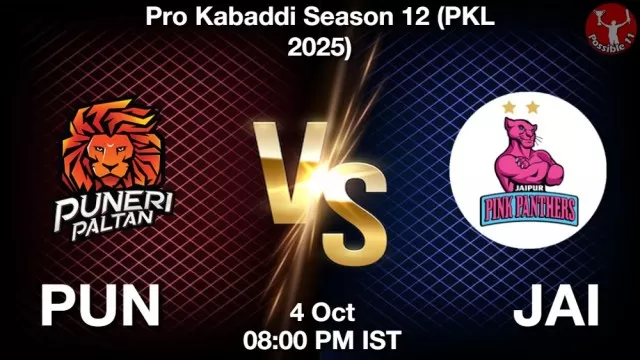 PUN vs JAI Match Previews and Kabaddi Tips