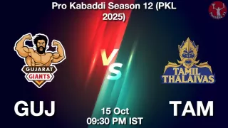 GUJ vs TAM