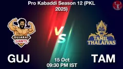 GUJ vs TAM Match Result