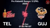 TEL vs GUJ Match Preview & Latest Updates - <small>Sun, 19 Oct 07:30 PM IST</small>