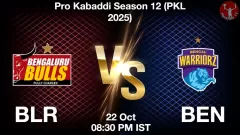 BLR vs BEN Match Result