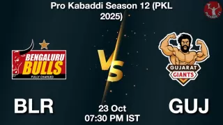 BLR vs GUJ