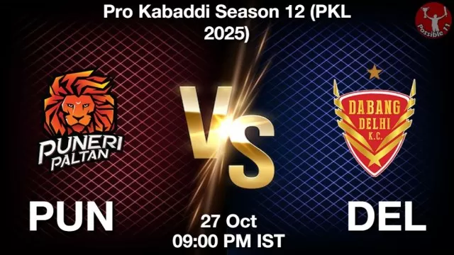 PUN vs DEL Match Previews PUN vs DEL Match Previews and Kabaddi Tips